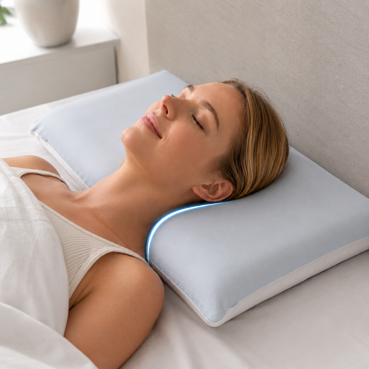 TUALA Zero Gravity Memory Foam Pillow